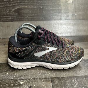Brooks Women’s Size 7.5 Adrenaline GTS 18 Running Shoes Black Athletic Sneakers